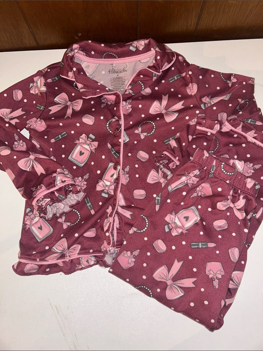 5/$20 Floral Threads | Button Down Pajama Set